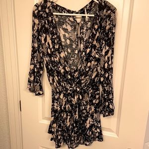 Free People black and white romper